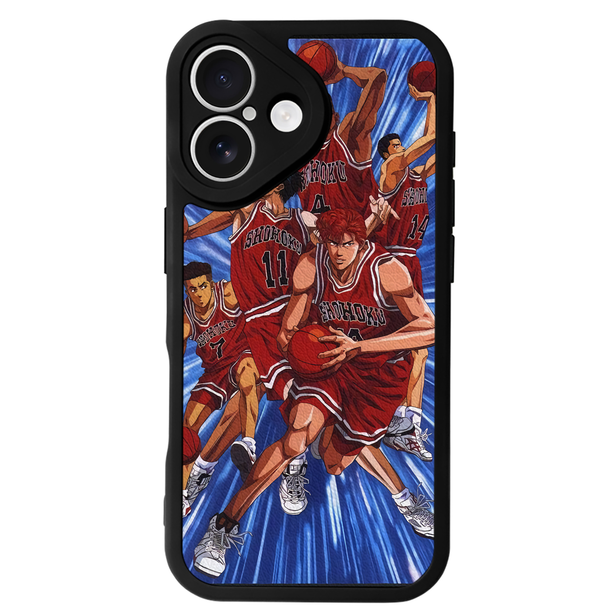 （画像用） SLAM DUNK／スラムダンク 【iPhone 16シリーズ対応】シリコンスマホケース（レザー調） 材質：シリコン